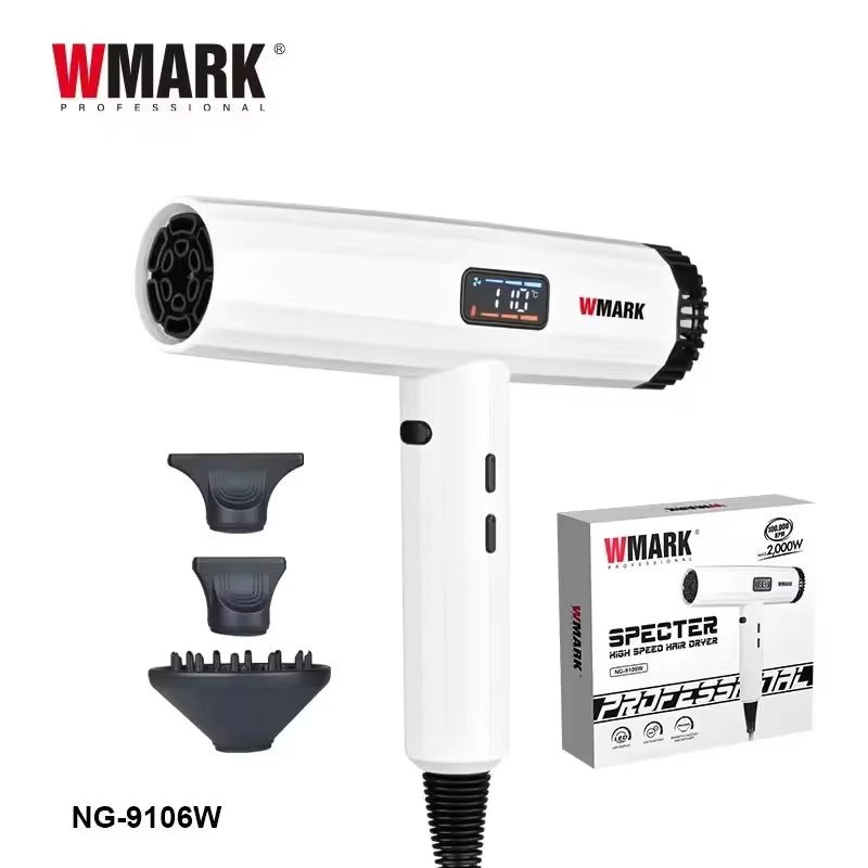 **WMARK NG-9106W Professional Hair Dryer – Hot & Cold Air Blow Dryer**