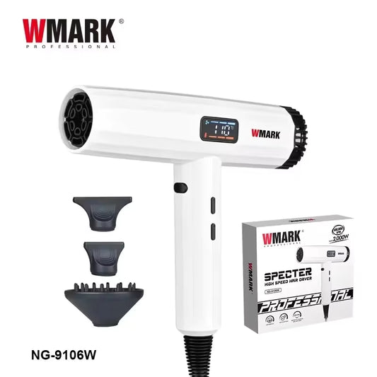 **WMARK NG-9106W Professional Hair Dryer – Hot & Cold Air Blow Dryer**