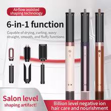 **6-in-1 Professional Hair Styling Tool Set – 150,000 RPM High-Speed Hair Dryer, Straightener & Curling Iron**