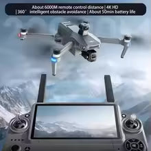 **Teeggi KF100 MAX GPS Drone with Screen & 4K Camera – 3-Axis Gimbal, 6KM Range & Obstacle Avoidance**