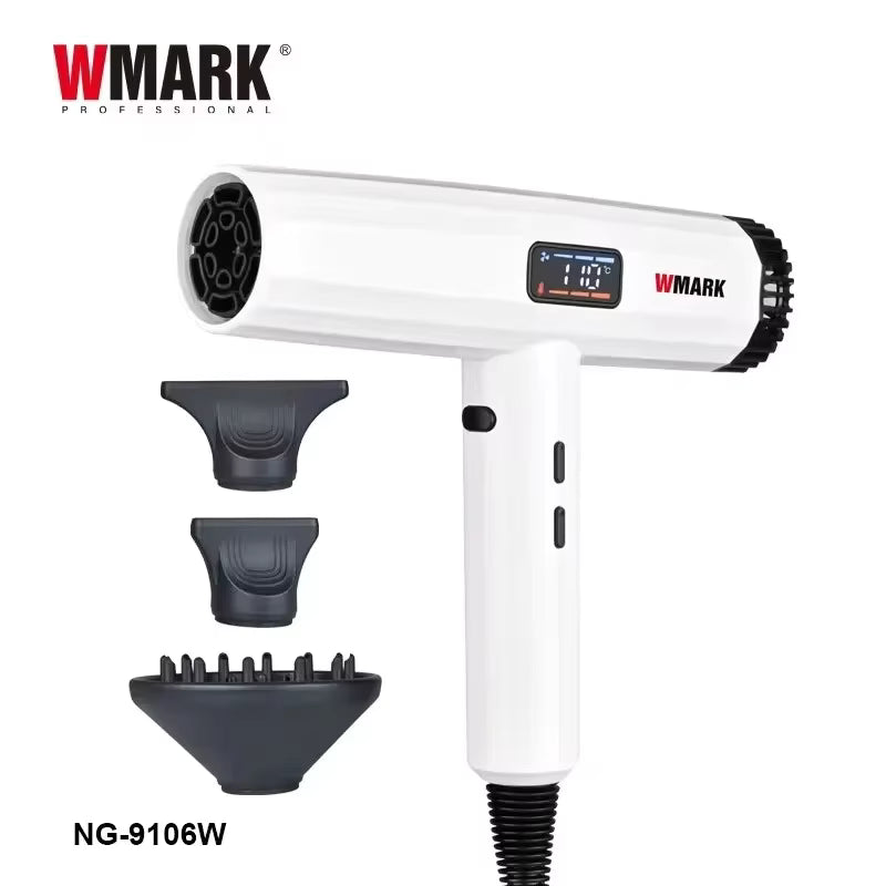 **WMARK NG-9106W Professional Hair Dryer – Hot & Cold Air Blow Dryer**