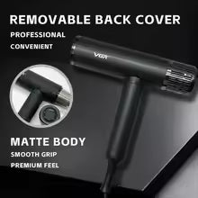 **VGR V-640 HD Professional Hair Dryer – 110,000 RPM Brushless Ionic Salon Blower**