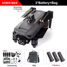 **ZLL SG909 MAX GPS Drone with 4K Camera – 6KM Range, 360° Obstacle Avoidance & Foldable Design**
