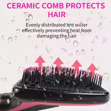 **One-Step Hot Air Hair Brush – Hair Dryer, Straightener & Styling Tool**