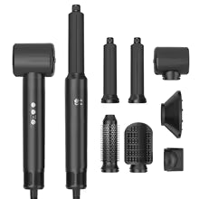 **7-in-1 High-Speed Ionic Hair Dryer Brush – Hot Air Styler with Diffuser & Auto Curler**