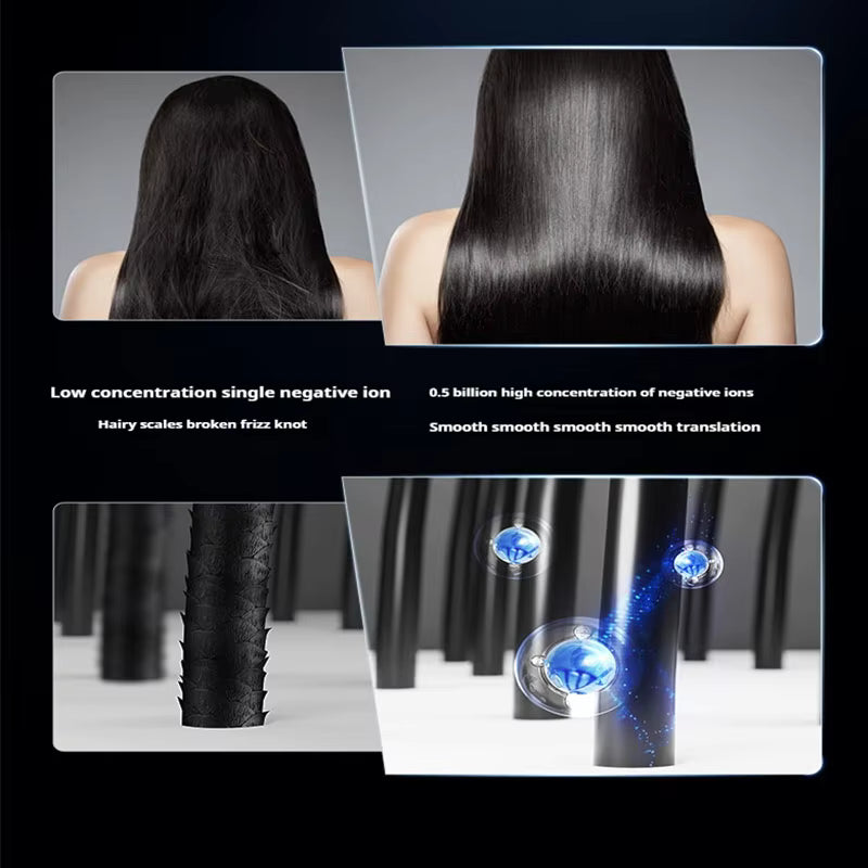 **Leafless High-Speed Ionic Hair Dryer – 160,000 RPM Fast-Dry Salon Blower**