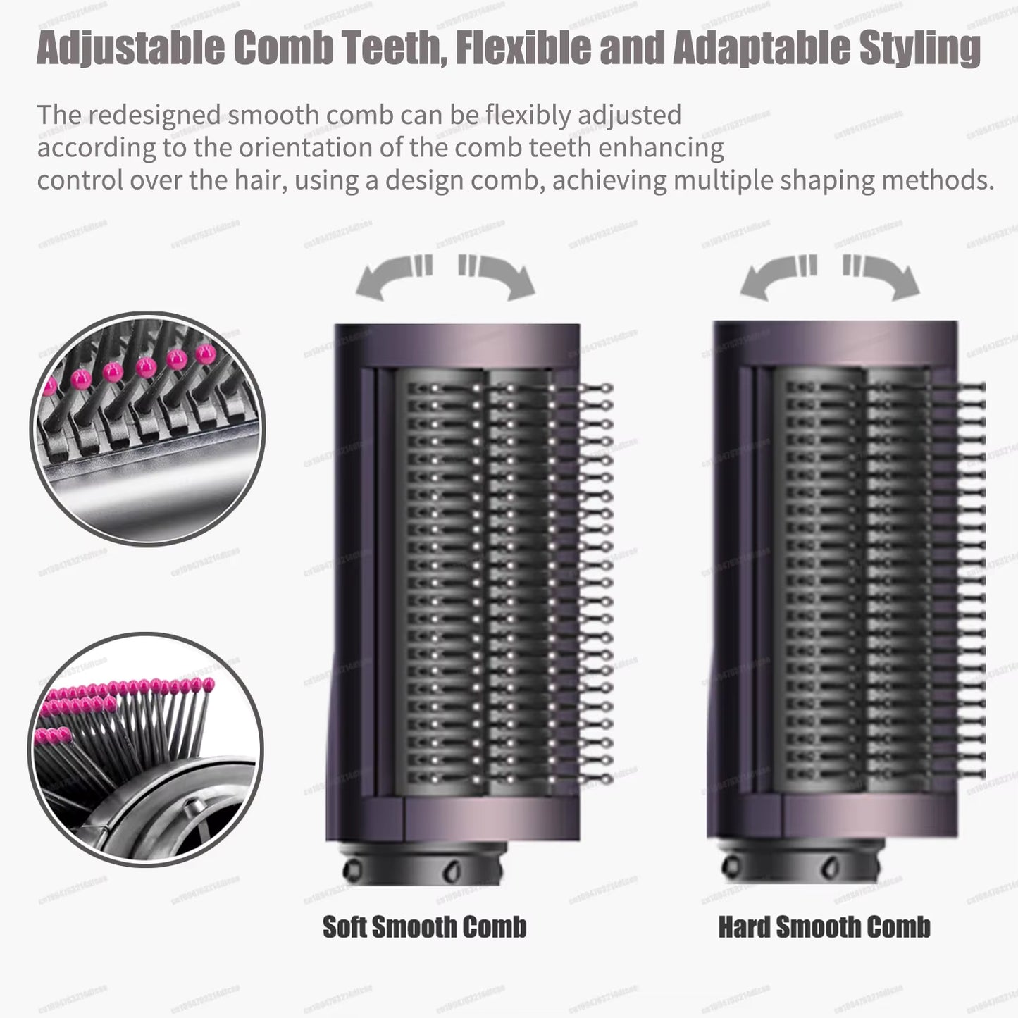 **6-in-1 Hot Air Hair Styler – Auto Curler, Straightening Brush & Hair Dryer**