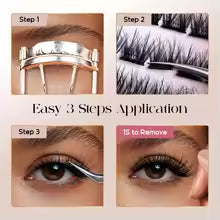 Befer Self-Stick Manga Lash Clusters 120PCS Natural Eyelashes