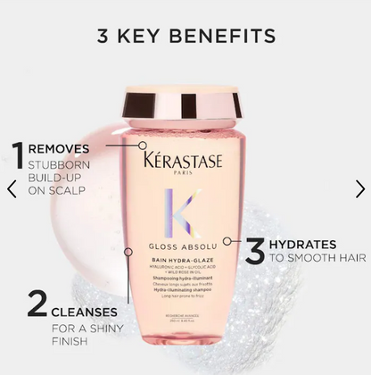 Kérastase Gloss Absolu High-Shine Anti-Frizz Shampoo for Fine to Medium Hair