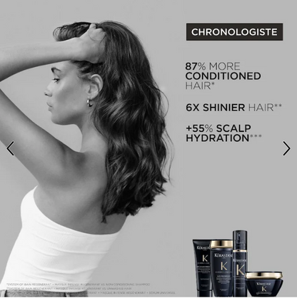 Kérastase Chronologiste Moisturizing Shampoo for Repair, Strength & Radiant Shine