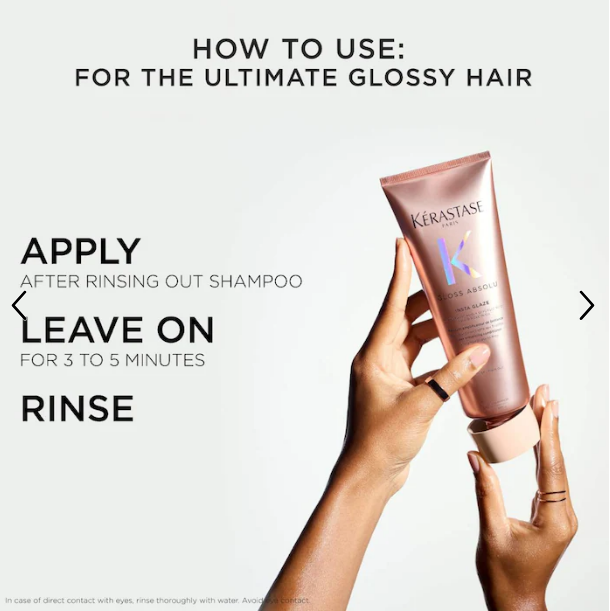Kérastase Gloss Absolu Anti-Frizz Conditioner for Smooth, High-Shine Hair