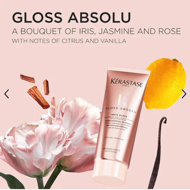 Kérastase Gloss Absolu Anti-Frizz Conditioner for Smooth, High-Shine Hair