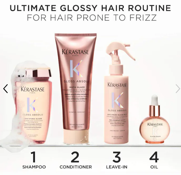 Kérastase Gloss Absolu Anti-Frizz Conditioner for Smooth, High-Shine Hair