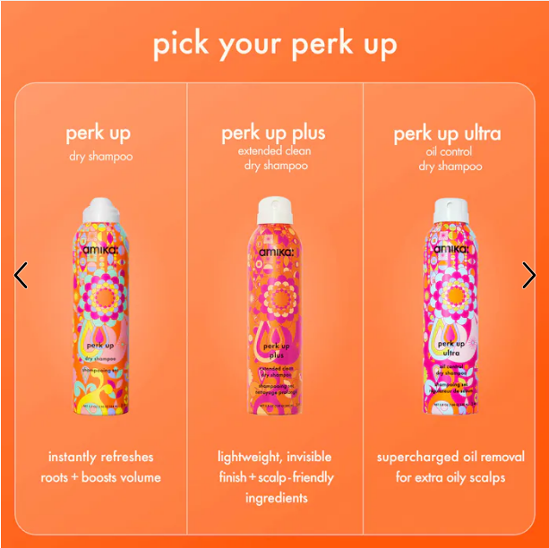 Amika Perk Up Talc-Free Dry Shampoo: Refresh and Revive Your Hair Instantly