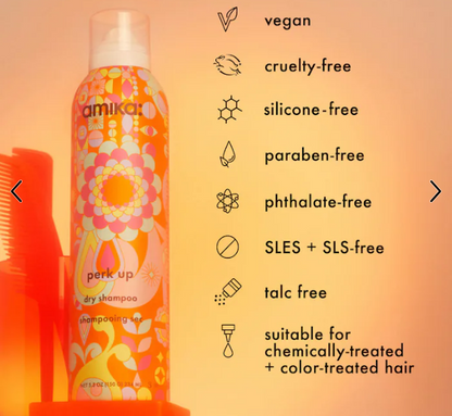 Amika Perk Up Talc-Free Dry Shampoo: Refresh and Revive Your Hair Instantly
