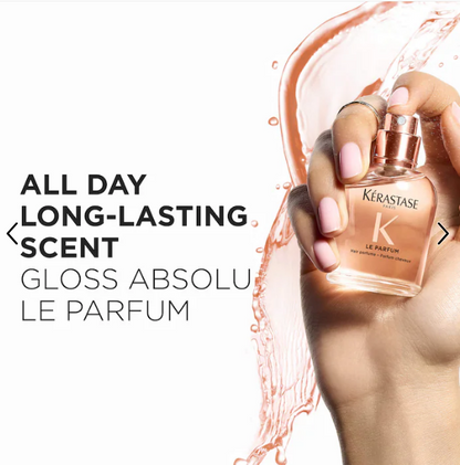 Kérastase Gloss Absolu Hair Perfume – Radiant Citrus, Vanilla & Rose Blend