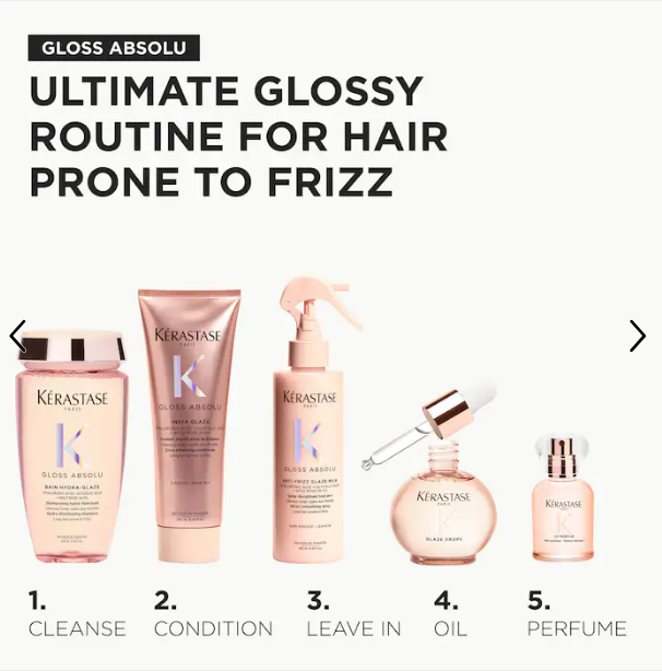 Kérastase Gloss Absolu Hair Perfume – Radiant Citrus, Vanilla & Rose Blend