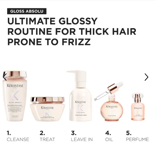 Kérastase Gloss Absolu Hair Perfume – Radiant Citrus, Vanilla & Rose Blend