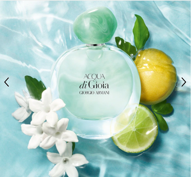 Armani Beauty Acqua di Gioia Eau de Parfum with Fresh Lemon & Water Jasmine Notes