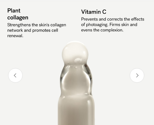 A34 — Serum for Wrinkles and Firmness 1% Plant Collagen + 10% Vitamin C