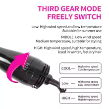 **One-Step Hot Air Hair Brush – Hair Dryer, Straightener & Styling Tool**