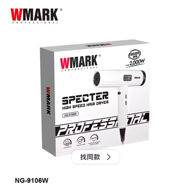 **WMARK NG-9106W Professional Hair Dryer – Hot & Cold Air Blow Dryer**