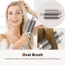 **TINSOL 8-in-1 Ionic Hair Dryer & Air Styling Set – Curling Brush Multi-Function Styler**