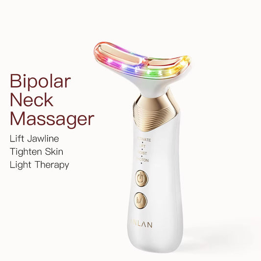 ANLAN Dual Polar Neck Massager – 5 Color LED Beauty Device