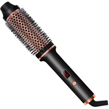 **PTC Ceramic Thermal Curling Brush – Heated Hot Brush for Loose & Voluminous Curls**