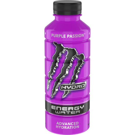 Monster Energy® Hydro Purple Passion® Energy Drink – Refreshing Hydration & Energy, 20 oz