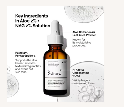 Aloe 2% + NAG 2% Solution for Post-Acne Marks