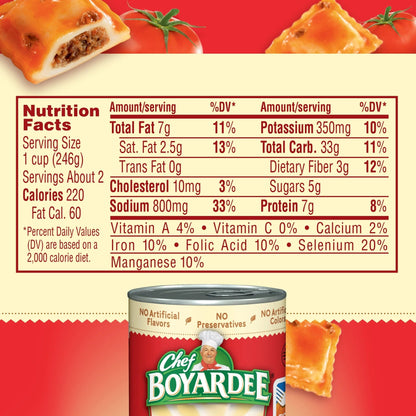 Chef Boyardee® Beef Ravioli - 15 oz