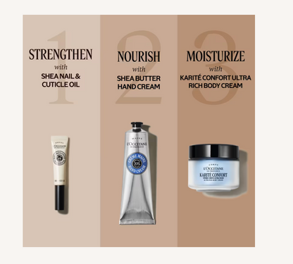 Shea Butter Hand Cream for Dry Skin