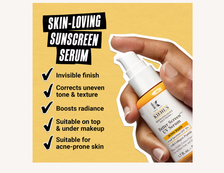 Better Screen UV Serum Sunscreen SPF 50+