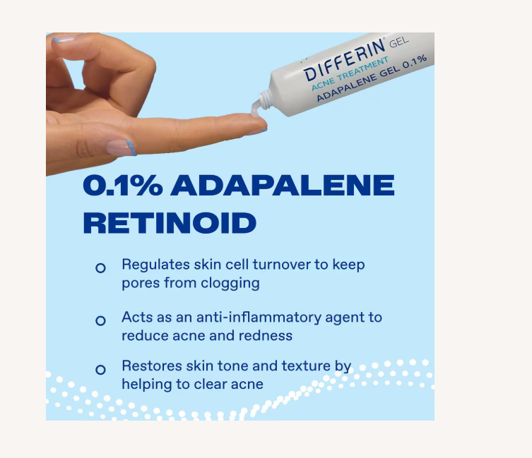 Adapalene 0.1% Acne Treatment Gel