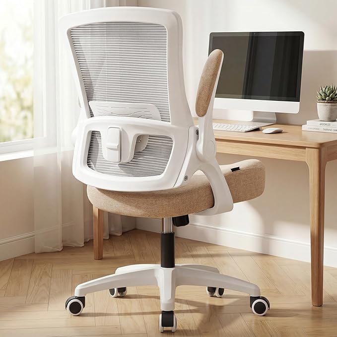 NEO CHAIR High-Back Ergonomic Mesh Office Chair with Flip-Up Arms – Black