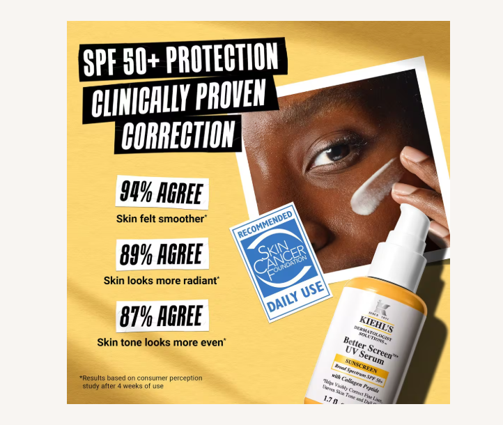 Better Screen UV Serum Sunscreen SPF 50+