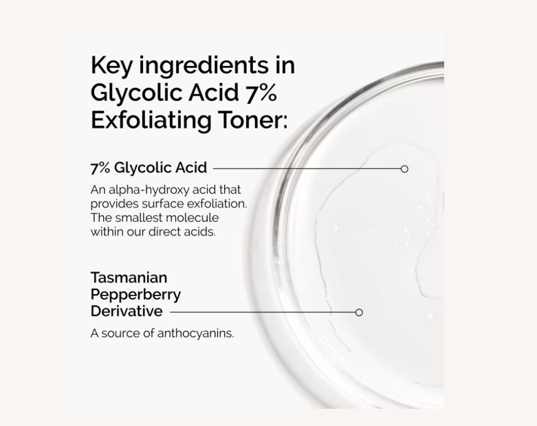 Glycolic Acid 7% Exfoliating and Brightening Daily Toner