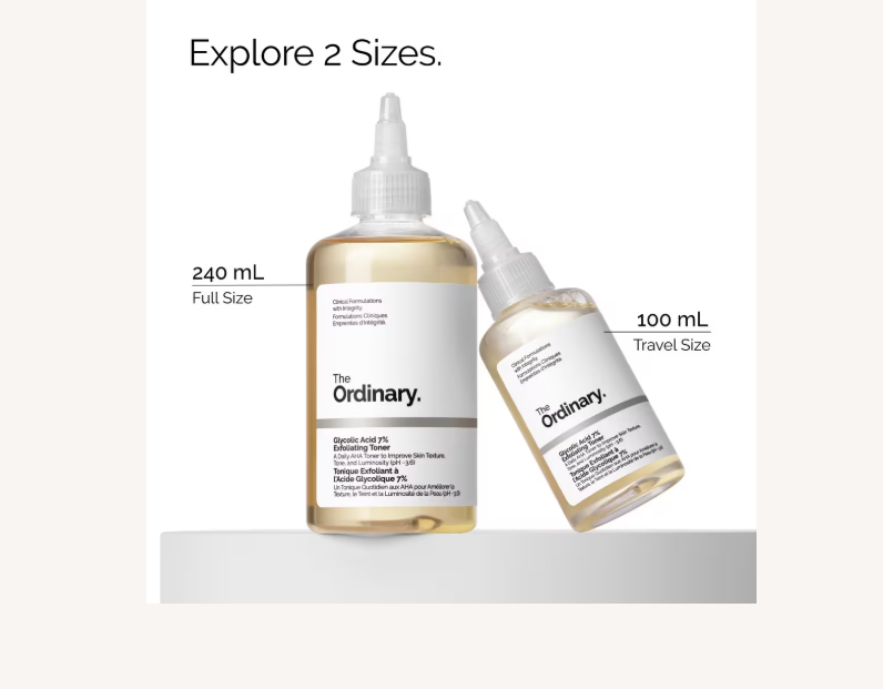 Glycolic Acid 7% Exfoliating and Brightening Daily Toner