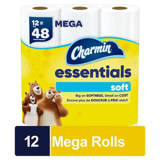 Ultra-Soft Bathroom Tissue – Smooth Tear, 18 Mega Plus Rolls