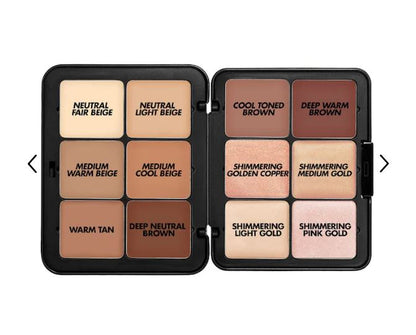 HD Sculpting Palette – Cream Contour & Highlight for Flawless Definition