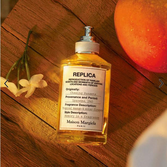 Maison Margiela REPLICA Chasing Sunsets Eau de Toilette – Fruity Woody Mango Perfume for Unisex