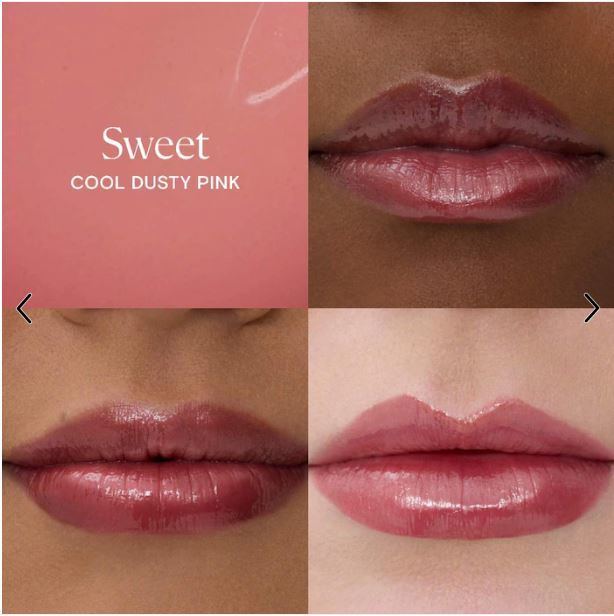 Lassi Lips Staining Lip Oil – Moisturizing, Long-Wear Tint-Kulfi -Color: Sweet - cool dusty pink