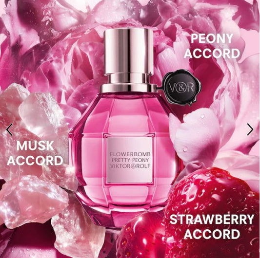 Viktor&Rolf Flowerbomb Pretty Peony Eau de Parfum – Peony & Juicy Strawberry