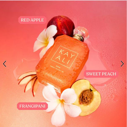 KAYALI Eden Sweet Peach | 35 – Juicy Fruity Eau de Parfum Travel Spray