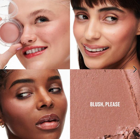 MAC Cosmetics Glow Play Blush – Lightweight, Blurring, Buildable Color-Color: Blush, Please - neutral light mauve