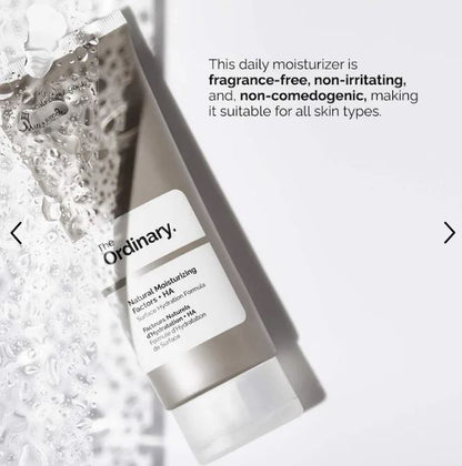 The Ordinary Natural Moisturizing Factors + Hyaluronic Acid – Daily Hydrating Moisturizer”