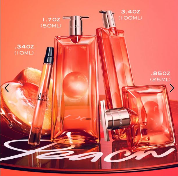 Lancôme Idôle Peach ‘N Roses Eau de Parfum – Radiant Fruity Floral Elegance