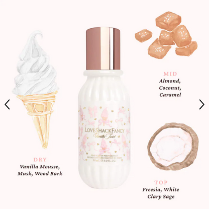 kFancy Mini Vanilla Twirl Hair & Body Perfume Mist