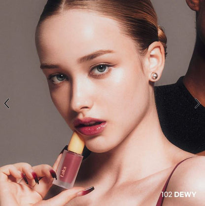 Laka Fruity Glam Tint – Hydrating, Long-Lasting Lip Stain-Color: 102 Dewy - muted mauve